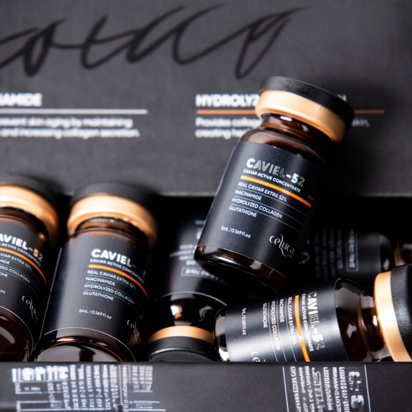 Caviel-52 | 1 Box * 8 Ampoules | 5 mL / ea