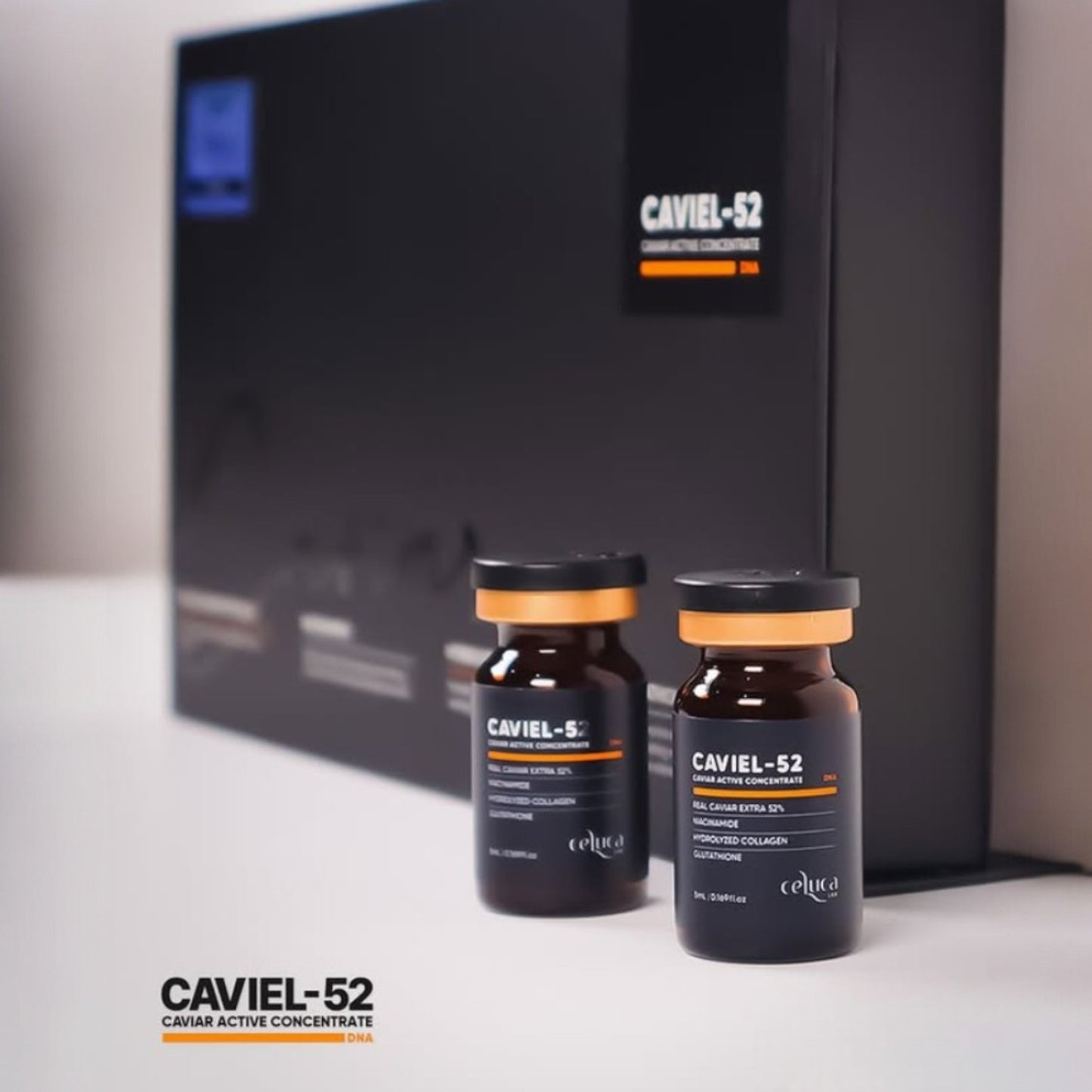 Caviel-52 | 1 Box * 8 Ampoules | 5 mL / ea