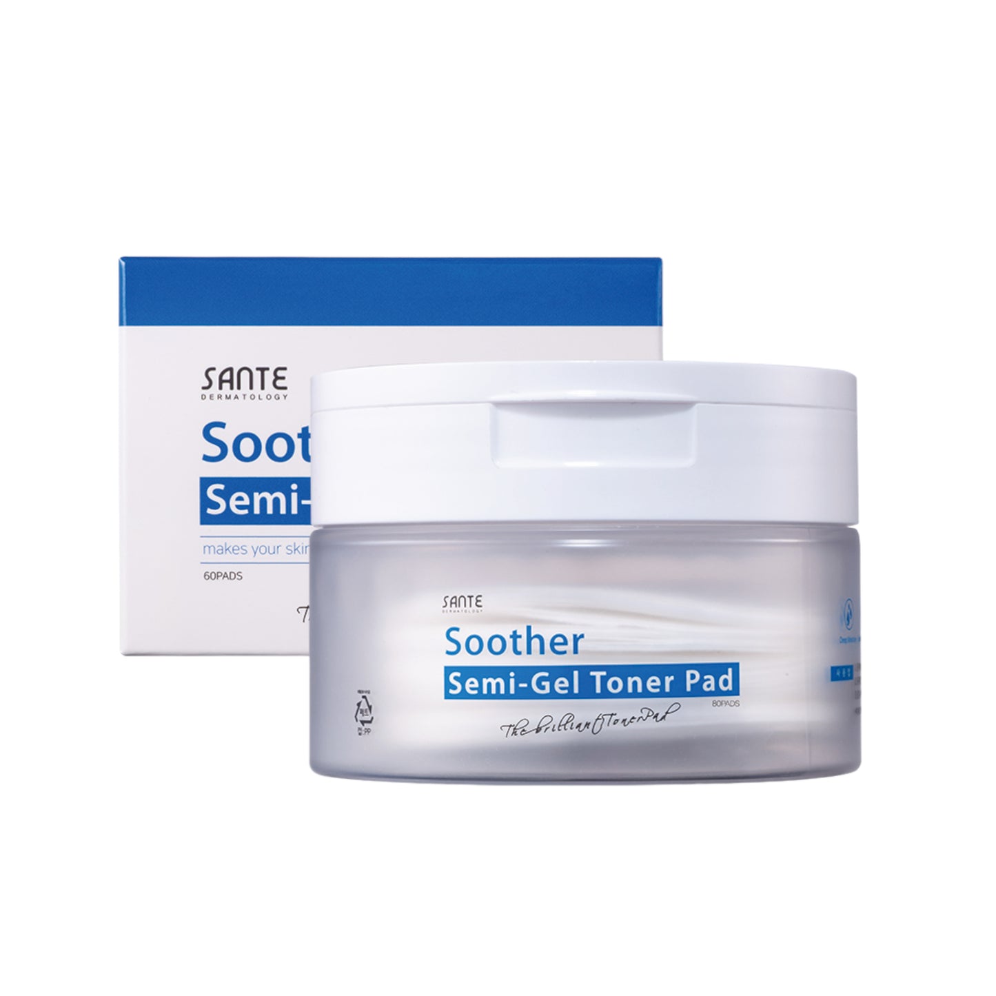 AZULENE Soother Semi-Gel Toner Pad 80 pads