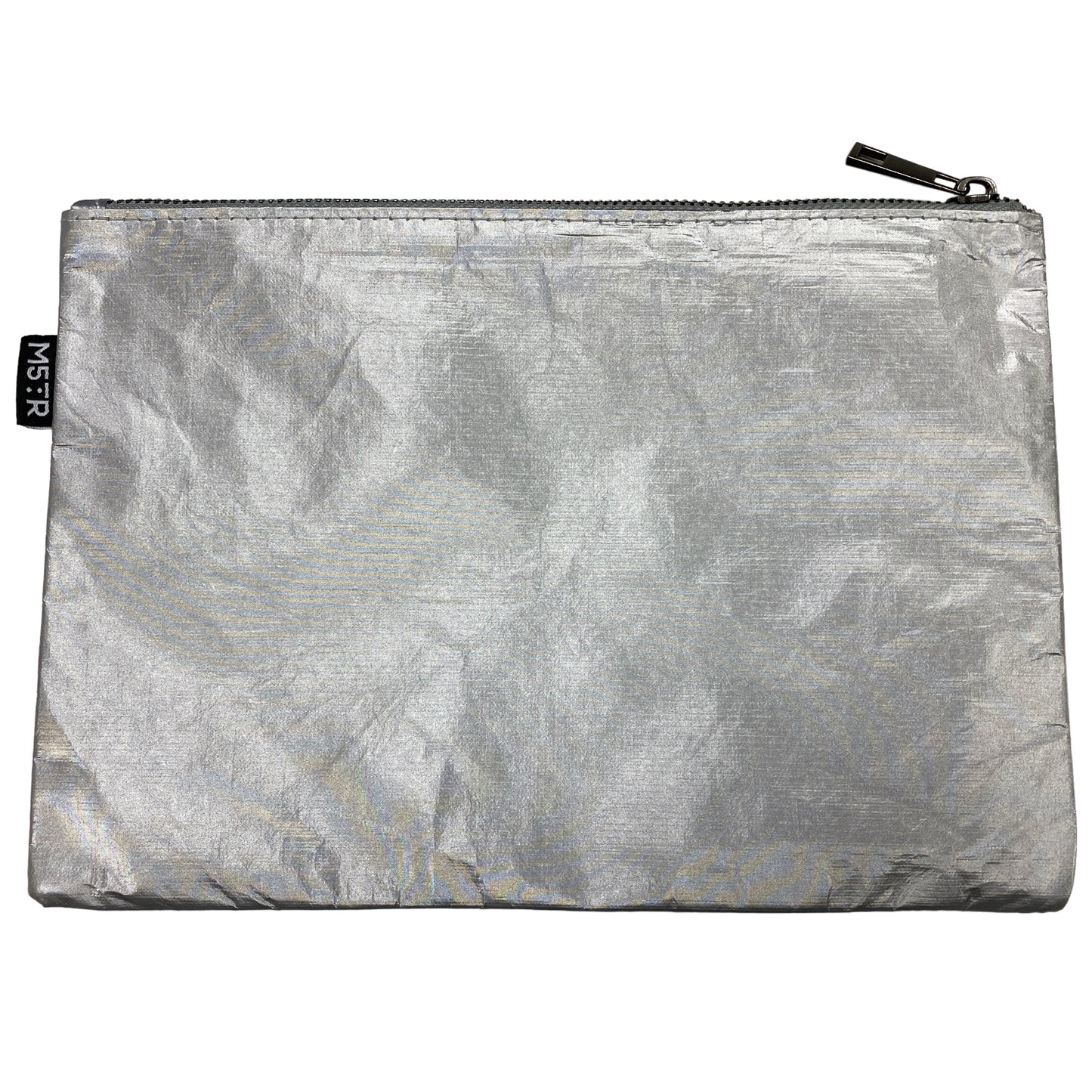 M5TR Metallic Silver Tyvek Waterproof Cosmetic Pouch